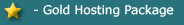 Gold Hosting Package.